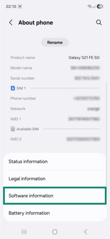 The